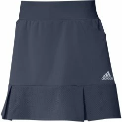 ADIDAS Women's Pleated Perforated Skort - 15 Inch 12 ADIDAS Women's Pleated Perforated Skort - 15 Inch -golf ball Shop adidas womens pleated perforated skort 15 inch crew navy 01 53594.1633118093