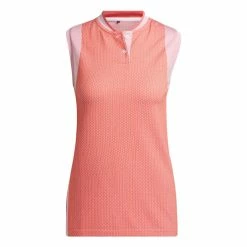 ADIDAS Women's Primeknit Sleeveless Polo 9 ADIDAS Women's Primeknit Sleeveless Polo -golf ball Shop adidas womens primeknit sleeveless polo preloved red 04 76864.1676592008