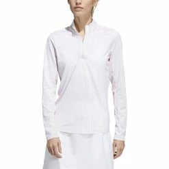 ADIDAS Women's Printed Sun Protection 1/4 Zip 29 ADIDAS Women's Printed Sun Protection 1/4 Zip -golf ball Shop adidas womens printed sun protection 1 4 zip almost pink 01 31030.1676598054