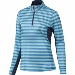 ADIDAS Women's Printed Sun Protection 1/4 Zip 42 ADIDAS Women's Printed Sun Protection 1/4 Zip -golf ball Shop adidas womens printed sun protection 1 4 zip crew navy 01 98437.1676578976