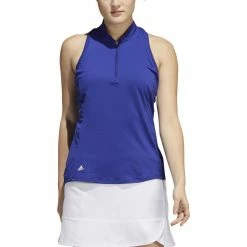 ADIDAS Women's Racerback Sleeveless Polo 31 ADIDAS Women's Racerback Sleeveless Polo -golf ball Shop adidas womens racerback sleeveless polo legacy indigo 01 37668.1676595629