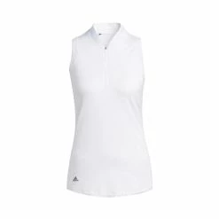 ADIDAS Women's Racerback Sleeveless Polo 24 ADIDAS Women's Racerback Sleeveless Polo -golf ball Shop adidas womens racerback sleeveless polo white 01 30687.1676590124