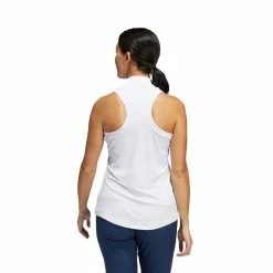ADIDAS Women's Racerback Sleeveless Polo 28 ADIDAS Women's Racerback Sleeveless Polo -golf ball Shop adidas womens racerback sleeveless polo white 03 25517.1676590397