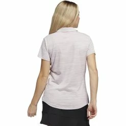 ADIDAS Women's Space-Dyed Polo 24 ADIDAS Women's Space-Dyed Polo -golf ball Shop adidas womens space dyed polo almost pink legacy burgundy 02 69099.1647973321