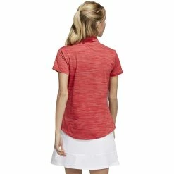 ADIDAS Women's Space-Dyed Polo 28 ADIDAS Women's Space-Dyed Polo -golf ball Shop adidas womens space dyed polo collegiate red white 02 40051.1647973321