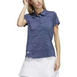 ADIDAS Women's Space-Dyed Polo 19 ADIDAS Women's Space-Dyed Polo -golf ball Shop adidas womens space dyed polo crew navy white 01 02613.1647973321