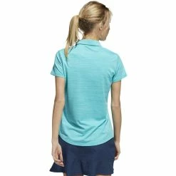 ADIDAS Women's Space-Dyed Polo 26 ADIDAS Women's Space-Dyed Polo -golf ball Shop adidas womens space dyed polo semi mint rush blue rush 02 62784.1647973321