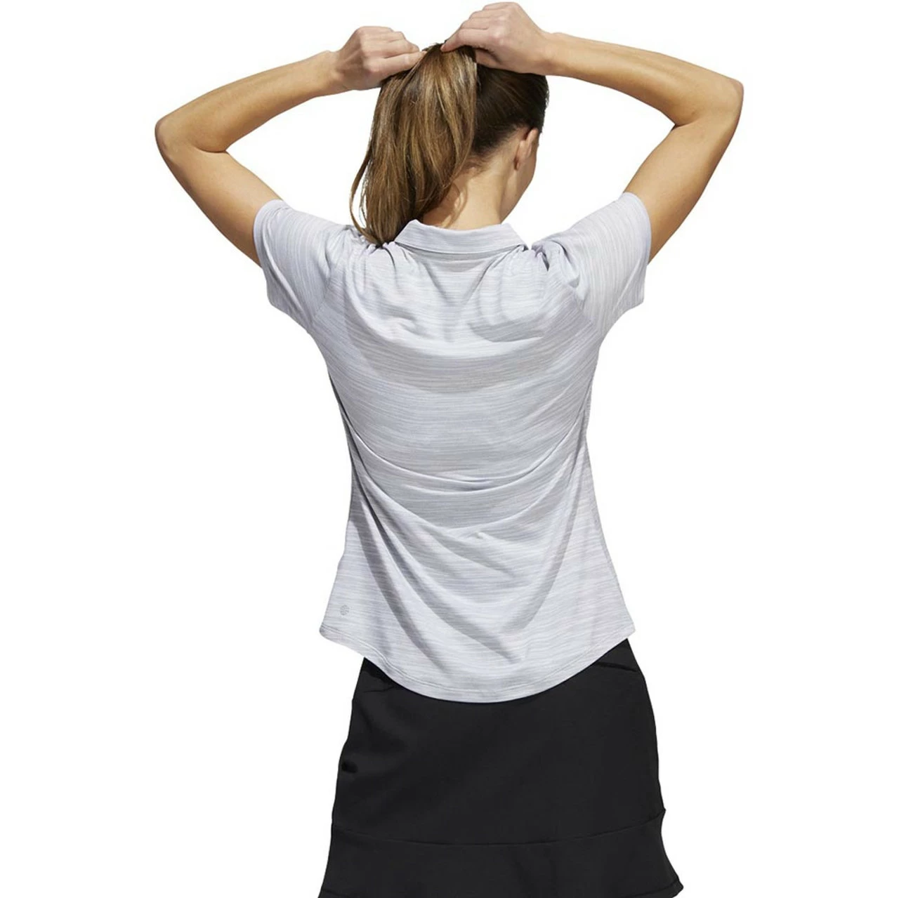 ADIDAS Women's Space-Dyed Polo 4 ADIDAS Women's Space-Dyed Polo - Image 2