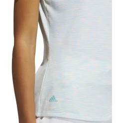 ADIDAS Women's Spacedye Polo 14 ADIDAS Women's Spacedye Polo -golf ball Shop adidas womens spacedye polo white acid mint 04 43100.1631905137