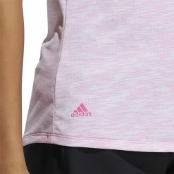 ADIDAS Women's Spacedye Polo 18 ADIDAS Women's Spacedye Polo -golf ball Shop adidas womens spacedye polo white screaming pink 04 83898.1631905137