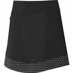 ADIDAS Women's Ultimate 365 Printed Knit Skort -golf ball Shop adidas womens ultimate 365 printed knit skort black 01 79292.1633119189