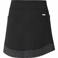 ADIDAS Women's Ultimate 365 Printed Knit Skort -golf ball Shop adidas womens ultimate 365 printed knit skort black 02 04487.1633119189