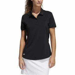 ADIDAS Women's Ultimate 365 Solid Polo 21 ADIDAS Women's Ultimate 365 Solid Polo -golf ball Shop adidas womens ultimate 365 solid polo black 01 83872.1678999876