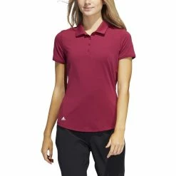 ADIDAS Women's Ultimate 365 Solid Polo 23 ADIDAS Women's Ultimate 365 Solid Polo -golf ball Shop adidas womens ultimate 365 solid polo legacy burgundy 01 01225.1678999876