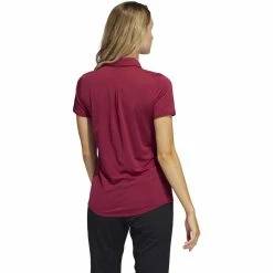 ADIDAS Women's Ultimate 365 Solid Polo 24 ADIDAS Women's Ultimate 365 Solid Polo -golf ball Shop adidas womens ultimate 365 solid polo legacy burgundy 02 77391.1678999876