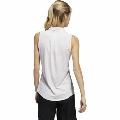 ADIDAS Women's Ultimate 365 Solid Sleeveless Polo 18 ADIDAS Women's Ultimate 365 Solid Sleeveless Polo -golf ball Shop adidas womens ultimate 365 solid sleeveless polo almost pink 02 72473.1662670227