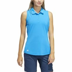 ADIDAS Women's Ultimate 365 Solid Sleeveless Polo 19 ADIDAS Women's Ultimate 365 Solid Sleeveless Polo -golf ball Shop adidas womens ultimate 365 solid sleeveless polo blue rush 01 45100.1662670227