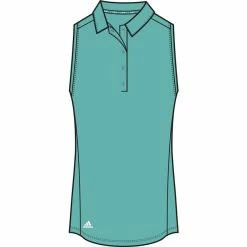 ADIDAS Women's Ultimate 365 Solid Sleeveless Polo 21 ADIDAS Women's Ultimate 365 Solid Sleeveless Polo -golf ball Shop adidas womens ultimate 365 solid sleeveless polo semi mint rush 01 94868.1662670227