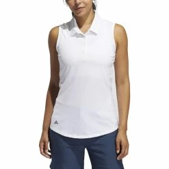 ADIDAS Women's Ultimate 365 Solid Sleeveless Polo 14 ADIDAS Women's Ultimate 365 Solid Sleeveless Polo -golf ball Shop adidas womens ultimate 365 solid sleeveless polo white 01 85492.1662670227
