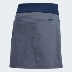 ADIDAS Women's Ultimate Knit Heathered Skort 9 ADIDAS Women's Ultimate Knit Heathered Skort -golf ball Shop adidas womens ultimate knit heathered skort night indigo heather 02 67553.1633373114