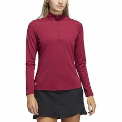 ADIDAS Women's Ultimate365 Sun Protection Shirt 16 ADIDAS Women's Ultimate365 Sun Protection Shirt -golf ball Shop adidas womens ultimate365 sun protection shirt legacy burgundy 01 10915.1676580898