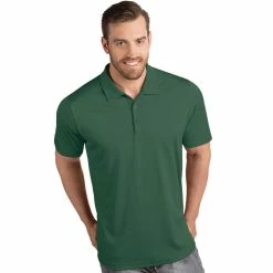 Antigua Tribute Polo -golf ball Shop antigua tribute polo dark pine 01 77376.1676598878
