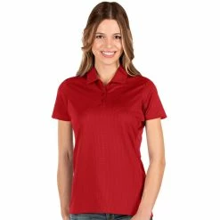 Antigua Women's Balance Polo 13 Antigua Women's Balance Polo -golf ball Shop antigua womens balance polo dark red 01 54879.1676590543