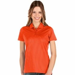Antigua Women's Balance Polo 12 Antigua Women's Balance Polo -golf ball Shop antigua womens balance polo mango 01 64176.1676587691
