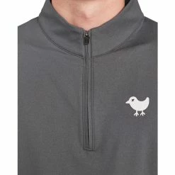 Bad Birdie Charcoal Quarterzip -golf ball Shop bad birdie charcoal quarterzip charcoal 04 40802.1678297383