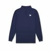 Bad Birdie Navy Quarterzip -golf ball Shop bad birdie navy quarterzip navy 01 39686.1678297078