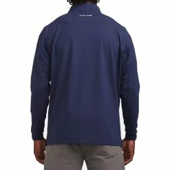 Bad Birdie Navy Quarterzip -golf ball Shop bad birdie navy quarterzip navy 03 74777.1678297079
