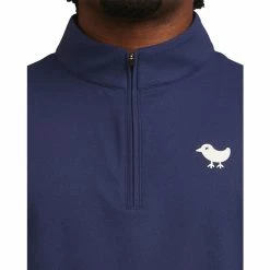 Bad Birdie Navy Quarterzip -golf ball Shop bad birdie navy quarterzip navy 04 43046.1678297080
