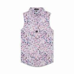 Bad Birdie Women's Paint Splatter 3 Polo