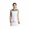 Bermuda Sands Women's Melanie Sleeveless Polo With Sublimated Trim