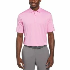 Callaway Cooling Micro Hex Polo -golf ball Shop callaway cooling micro hex polo pink sunset 01 21665.1654718882