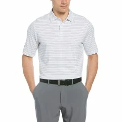 Callaway Fine Line Ventilated Stripe Polo -golf ball Shop callaway fine line ventilated stripe polo bright white 01 17878.1676908681