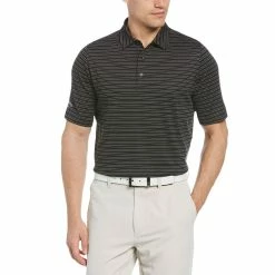 Callaway Fine Line Ventilated Stripe Polo -golf ball Shop callaway fine line ventilated stripe polo caviar 01 78242.1679518314