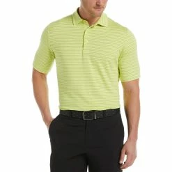 Callaway Fine Line Ventilated Stripe Polo -golf ball Shop callaway fine line ventilated stripe polo daquiri green 01 11144.1676908682