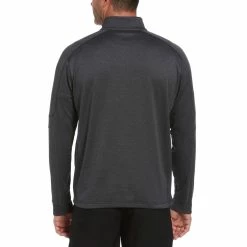 Callaway Midweight Waffle Knit Fleece 1/4 Zip -golf ball Shop callaway midweight waffle knit fleece 1 4 zip caviar sahde heather 02 46515.1659042872