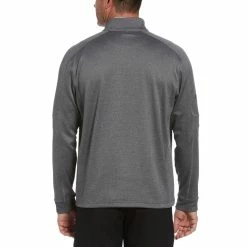 Callaway Midweight Waffle Knit Fleece 1/4 Zip -golf ball Shop callaway midweight waffle knit fleece 1 4 zip medium asphalt heather 02 89882.1659042872