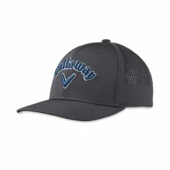 Callaway Riviera Fitted Hat -golf ball Shop callaway riviera fitted hat charcoal blue 01 45203.1642694527