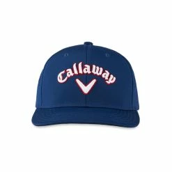 Callaway Riviera Fitted Hat -golf ball Shop callaway riviera fitted hat navy red flag 05 82846.1642694551