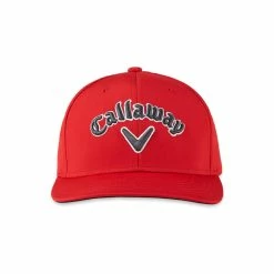 Callaway Riviera Fitted Hat -golf ball Shop callaway riviera fitted hat red charcoal 05 52427.1642694597