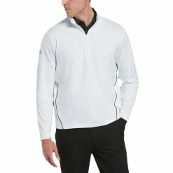 Callaway Swing Tech Premium Yarn 1/4 Zip -golf ball Shop callaway swing tech premium yarn 1 4 zip bright white 01 85213.1654710779