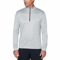 Callaway Swing Tech Waffle 1/4 Zip -golf ball Shop callaway swing tech waffle 1 4 zip quarry heather 01 83589.1659043163