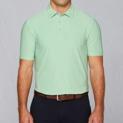 Callaway Tour Authentic Heather Striped Polo -golf ball Shop callaway tour authentic heather striped polo pistachio heather 01 61593.1632414115