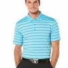 Callaway Ventilated Stripe Polo - Previous Season Style 1 Callaway Ventilated Stripe Polo - Previous Season Style -golf ball Shop callaway ventilated stripe polo previous season style blue atoll 01 91401.1632428476