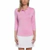 Callaway Women's Swing Tech 3/4 Sleeve Polo 1 Callaway Women's Swing Tech 3/4 Sleeve Polo -golf ball Shop callaway womens swing tech 3 4 sleeve polo pink sunset 01 44471.1654789378