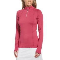Callaway Women's Swing Tech Sun Protection 1/4 Zip -golf ball Shop callaway womens swing tech sun protection 1 4 zip cactus flower 01 60030.1676596720