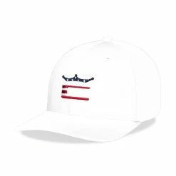 COBRA Stars And Stripes Crown C Snapback Hat -golf ball Shop cobra stars and stripes crown c snapback hat bright white 01 33983.1649869090